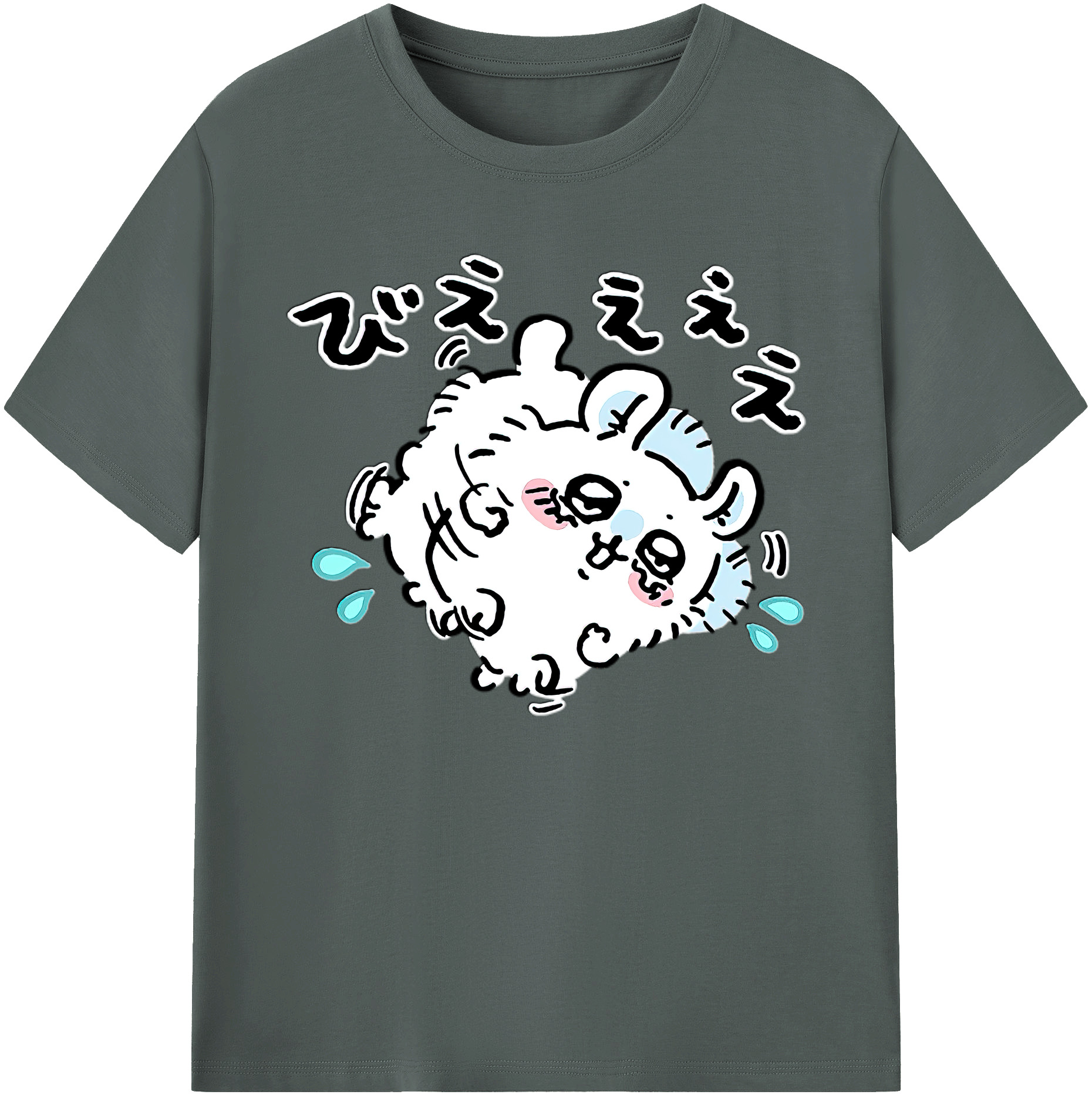 （画像用） ちいかわ モモンガ Chii-kawa Momonga 綿100％ メンズ半袖Tシャツ｜肌触りやわらか＆通気性